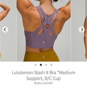 Lululemon Stash It Bra [Dusky Lavender]